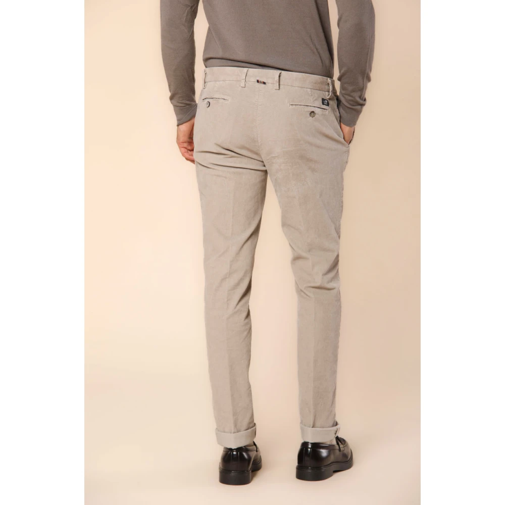 Mason's Fluwelen chino broek voor mannen Gray Heren