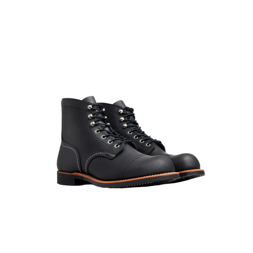 Red Wing Shoes Mannelijk Zwart Schoenen Heren, 43 Eu, E Harness Iron Ranger Laarzen