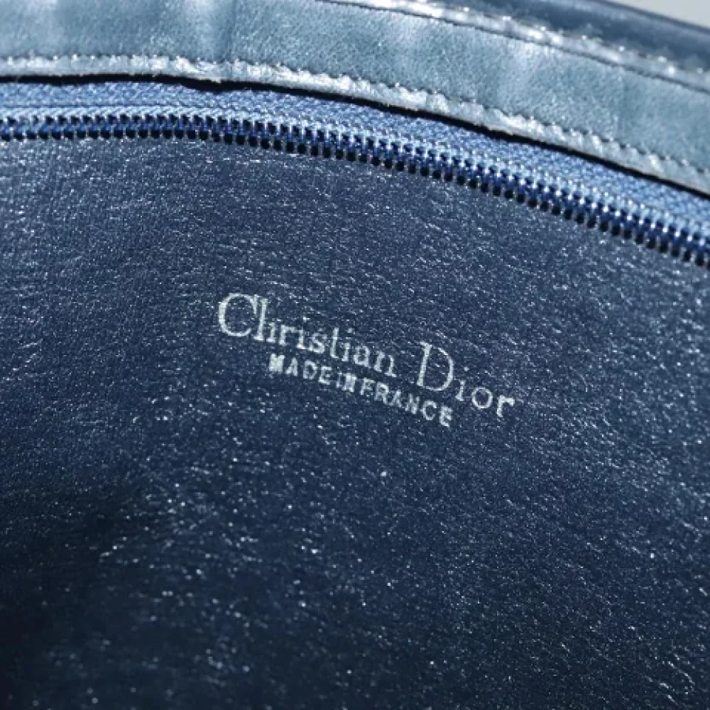 Dior Vintage Pre-owned Canvas dior-bags Blue Dames