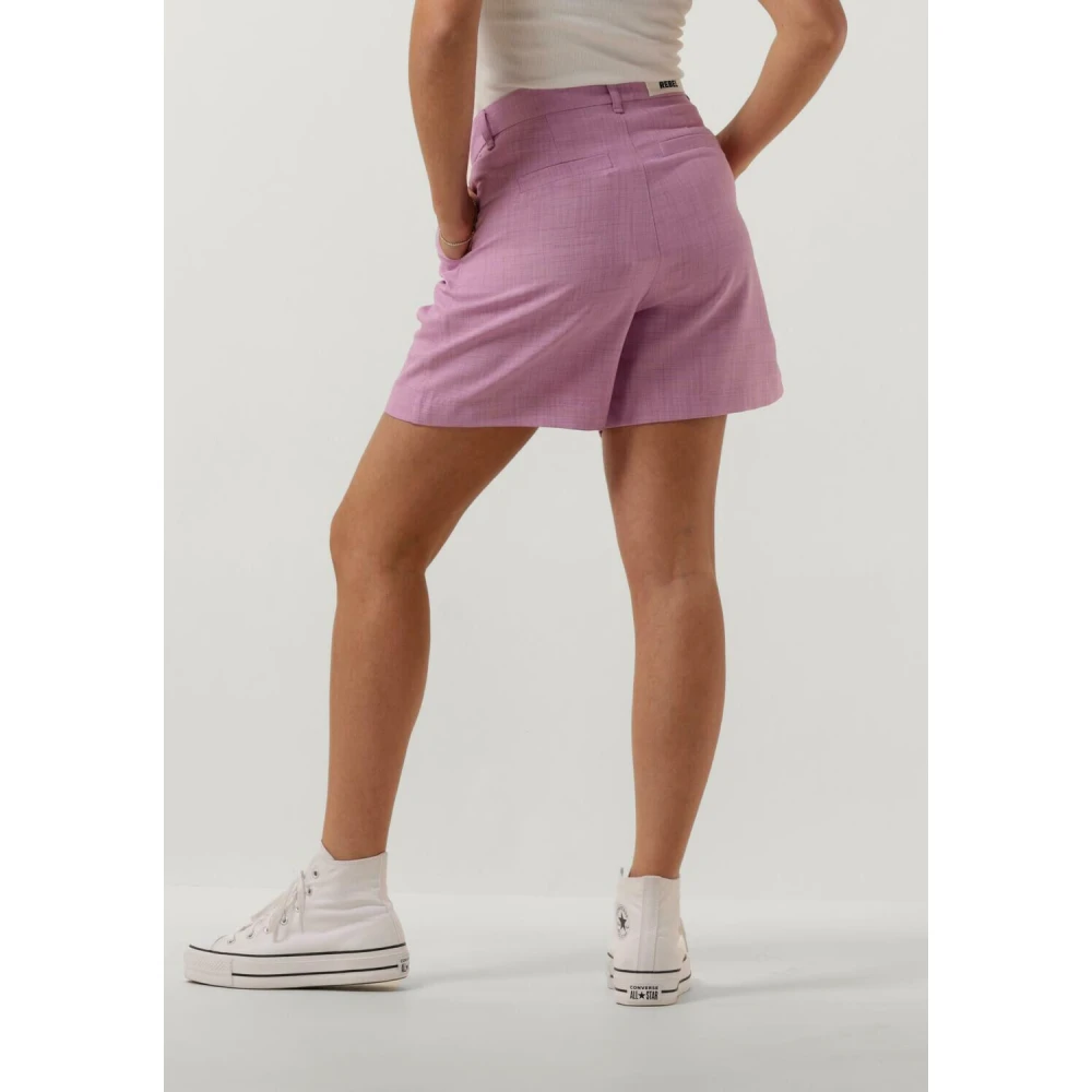 Colourful Rebel Roze High Waist Shorts voor de Zomer Pink Dames