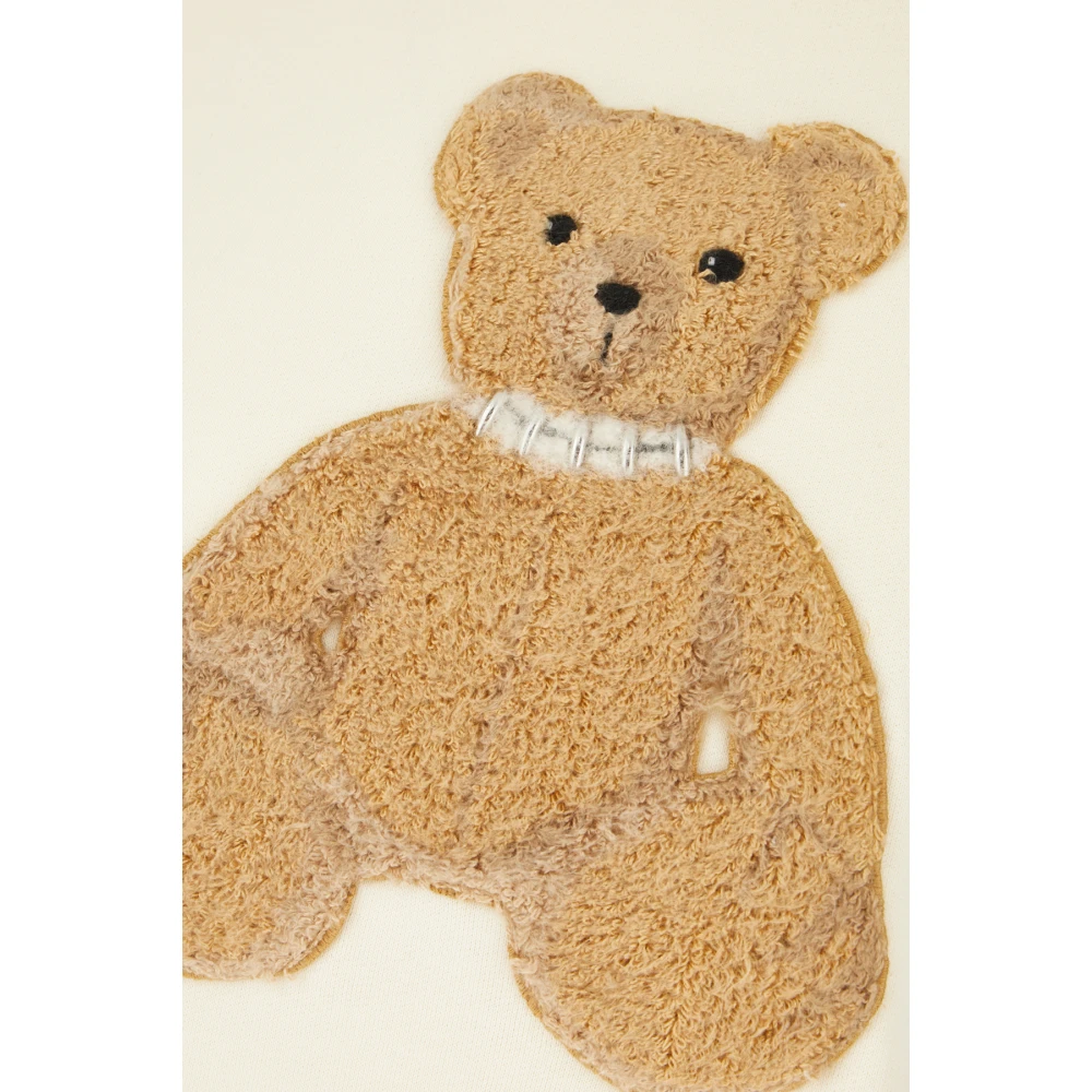 Palm Angels Bear in Mind Gebreide kleding Off White Bruin Beige Heren