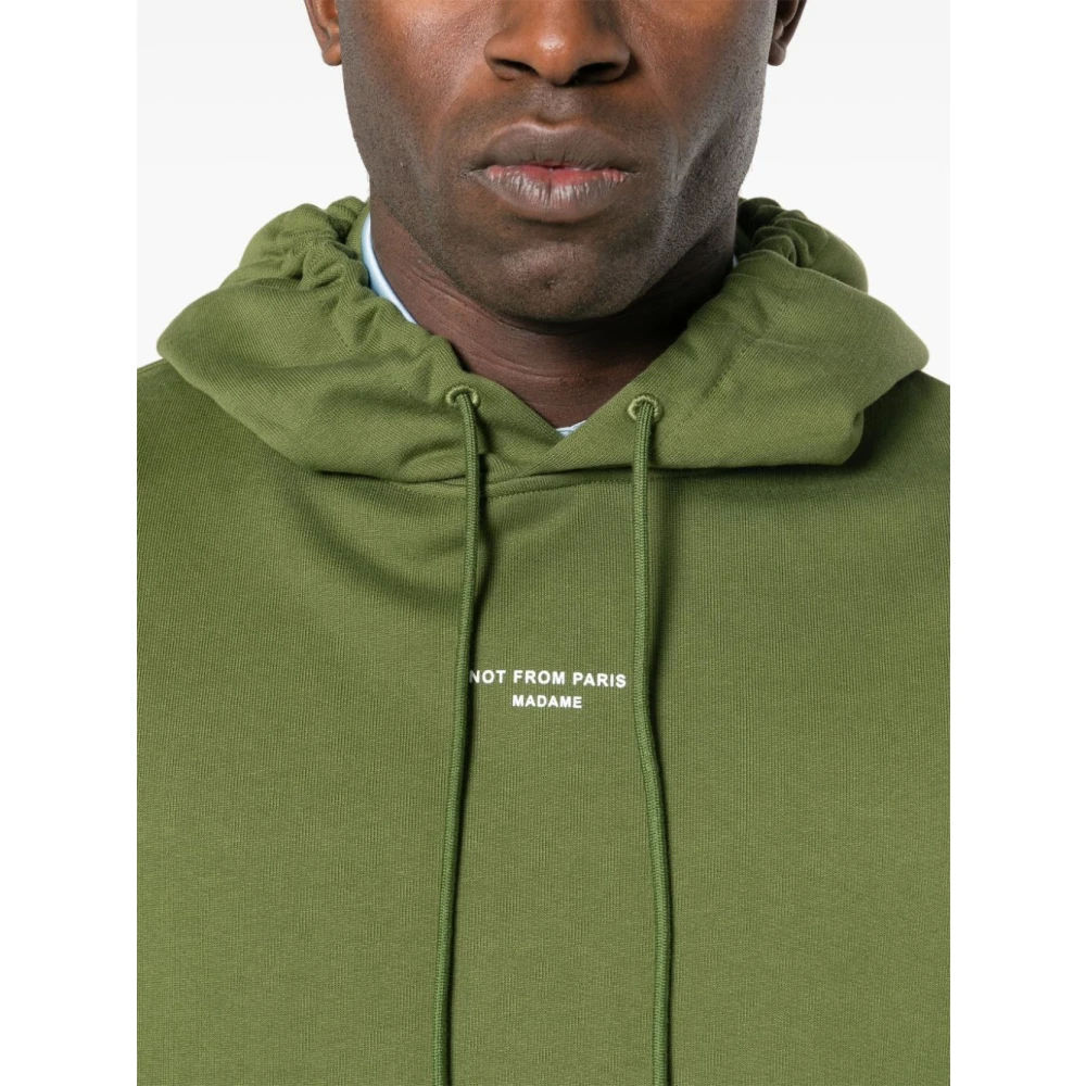 Drole de Monsieur Sweatshirts & Hoodies Green Heren