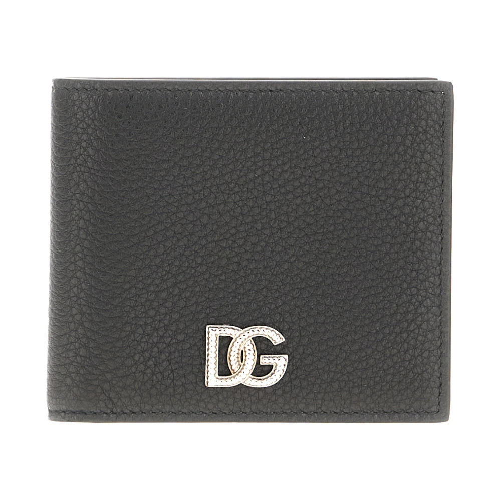 Dolce & Gabbana Mannelijk Zwart Accessoires Heren, One Size, Leer, Portemonnees