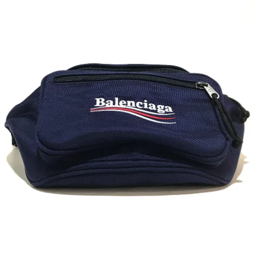 Balenciaga Vintage Pre-owned Fabric balenciaga-bags Blue Dames