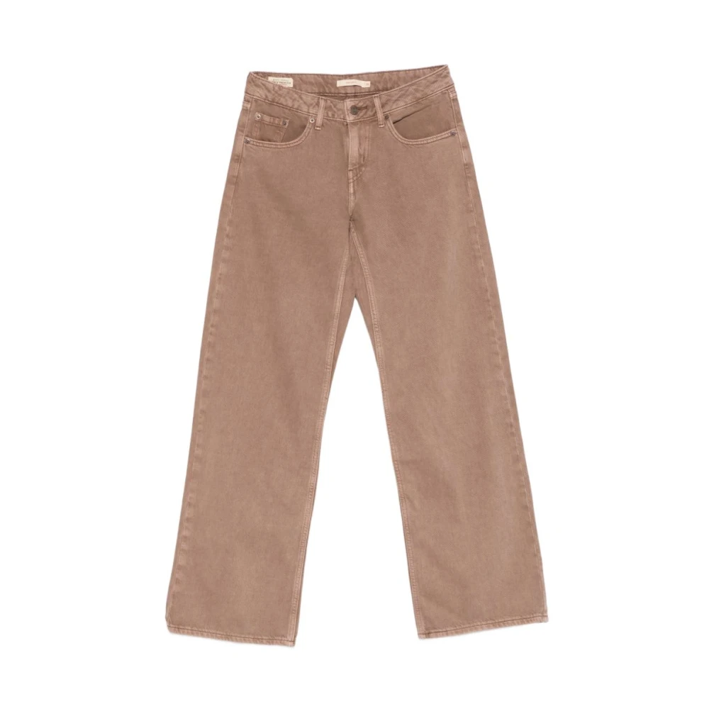 Levi's Women's Brown Wide-Leg Jeans