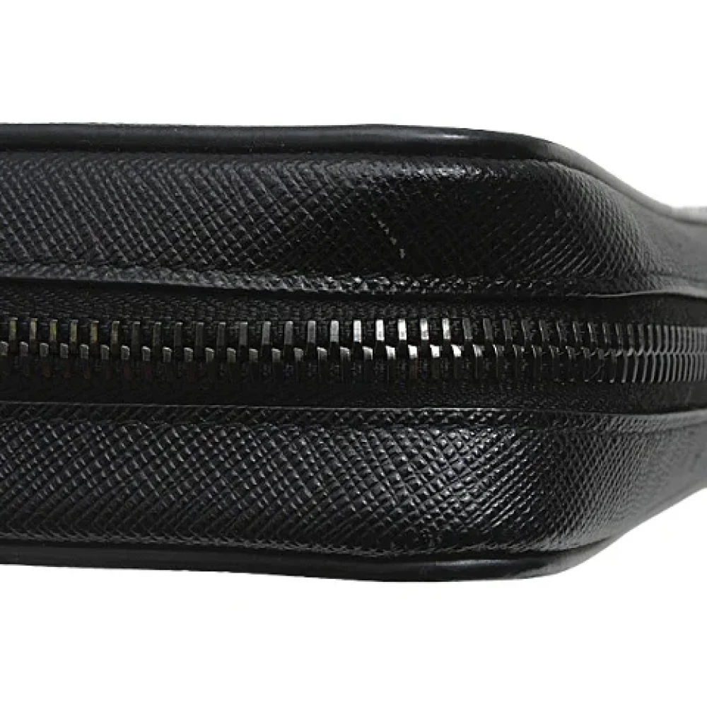 Prada Vintage Pre-owned Leather wallets Black Dames