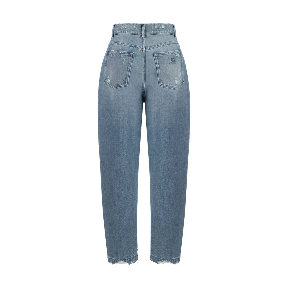 Dolce & Gabbana Vintage Five-Pocket Jeans Blue Dames
