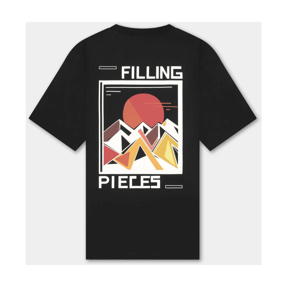 Filling Pieces T-shirt Sunset Black Unisex