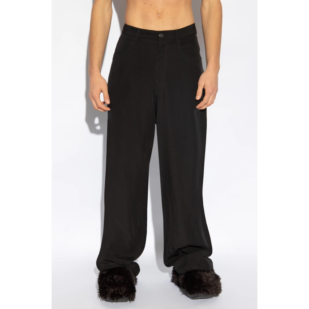 Balenciaga Oversized Broek Black Heren
