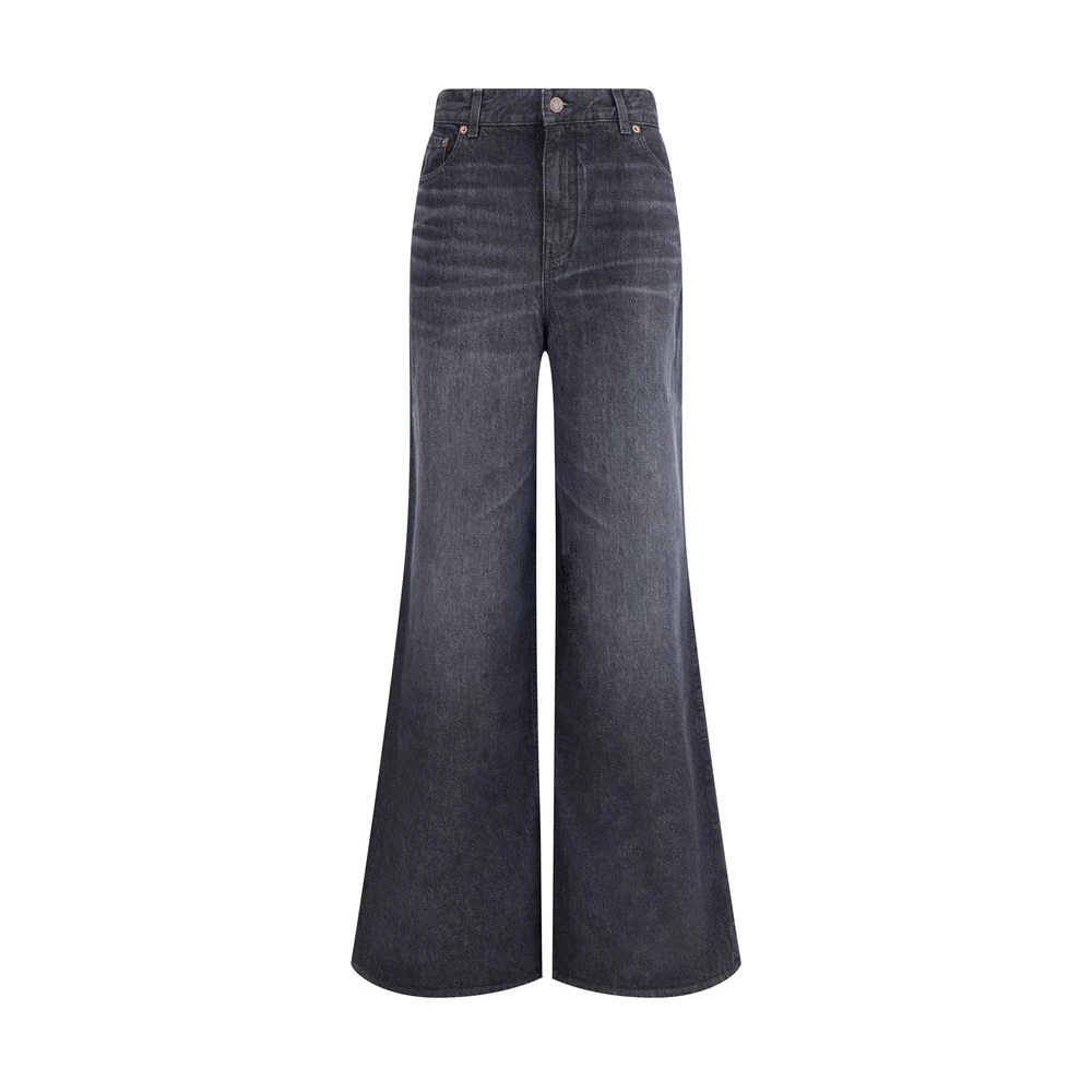 Chloé Women's Gray Wide-Leg Jeans - Flare Jeans - W27 - Jeans