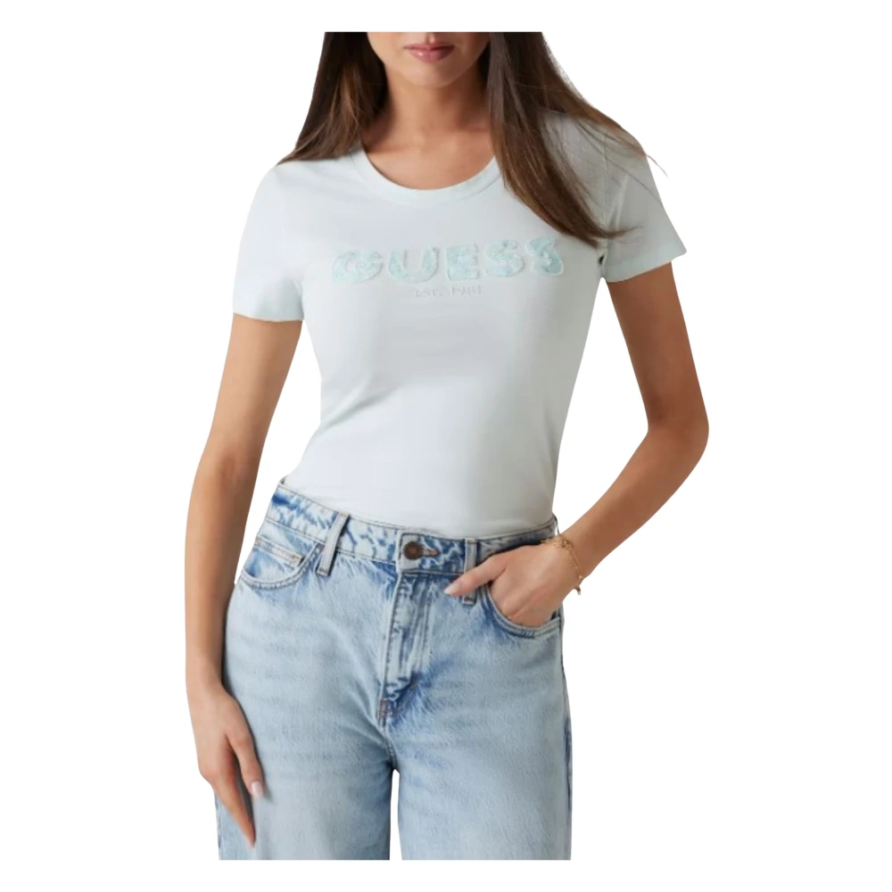 Guess - Tops > T-Shirts - Green - Guess - Modalova