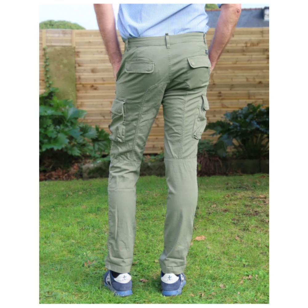 Mason's Extra Slim Cargo Broek Green Heren