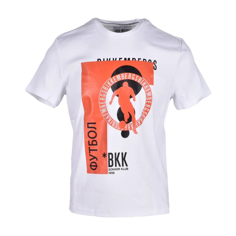 Bikkembergs Stijlvolle Katoenen T-Shirt Collectie White Heren