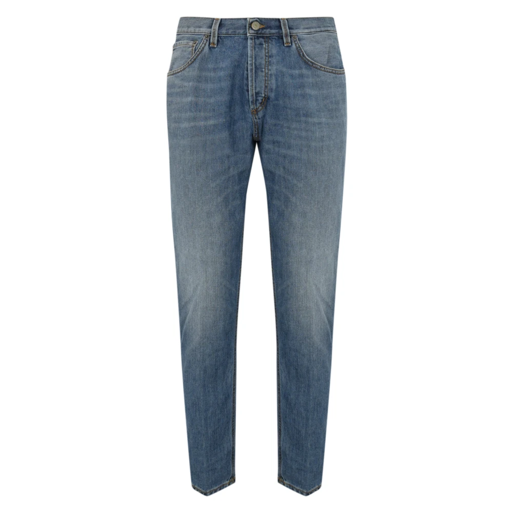 Dondup Denim Herenbroek Lage Taille Blue Heren
