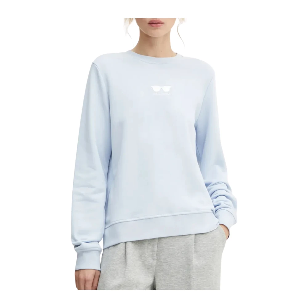 Karl Lagerfeld Sweatshirt zonnebril a1w20009 kentucky Blue Dames
