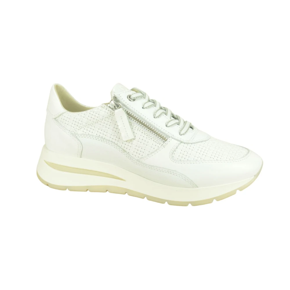 DL Sport Gedrukte Runner voor Stijlvolle Look Dames Schoenen Wit