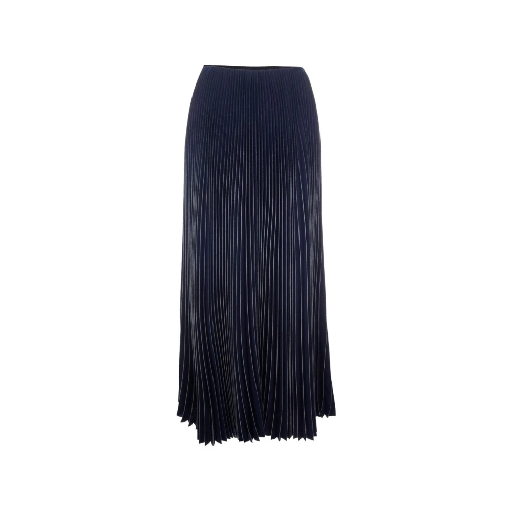 Fabiana Filippi Blue Maxi Skirts, Female, Xs, Long Pleated Skirt