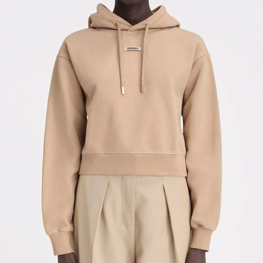 Jacquemus Beige Hoodie Gros Grain Beige Heren