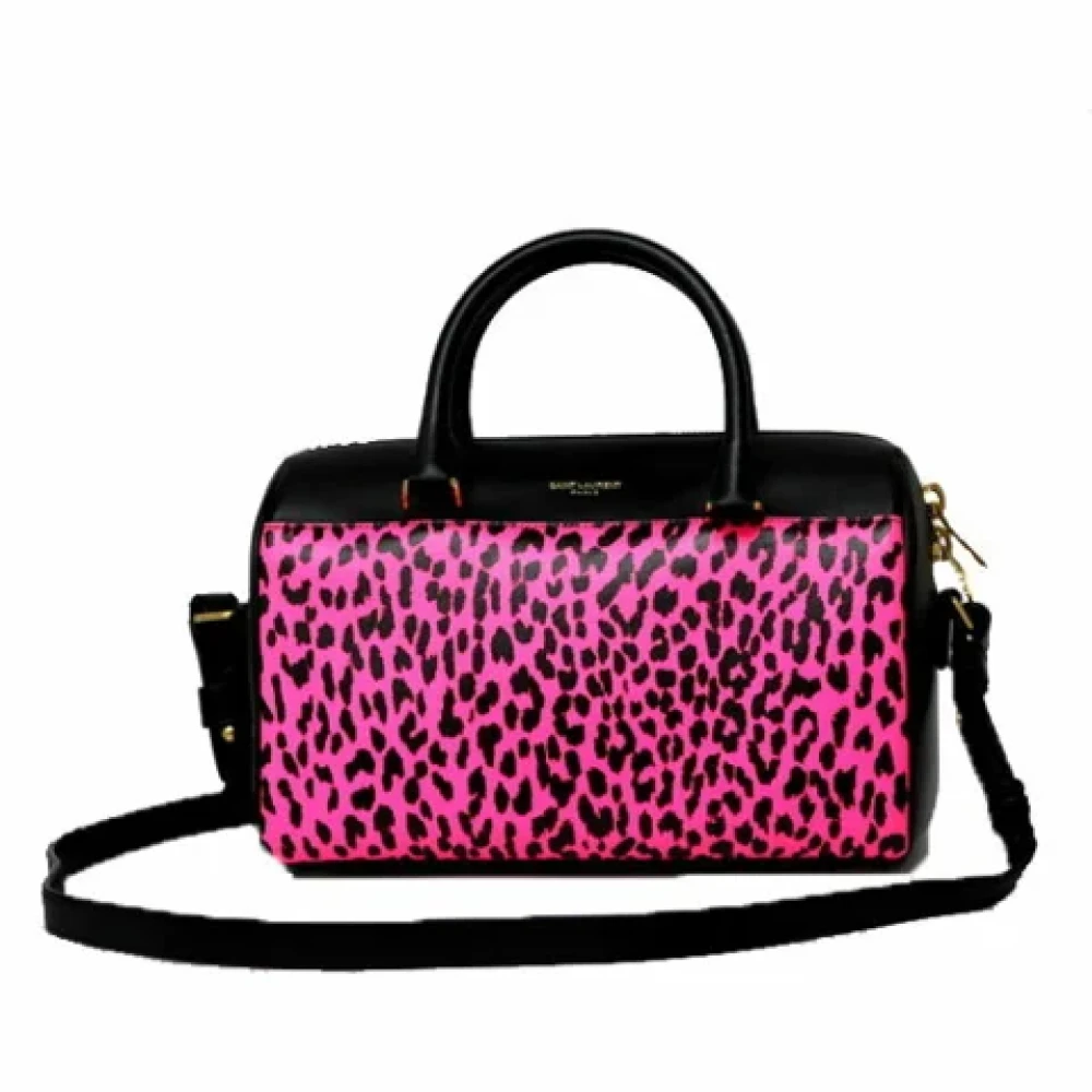 Yves Saint Laurent Vintage Pre-owned Fabric shoulder-bags Pink Dames