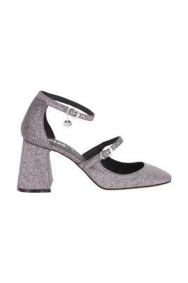 Logo-charm 90mm Glitter Pump
