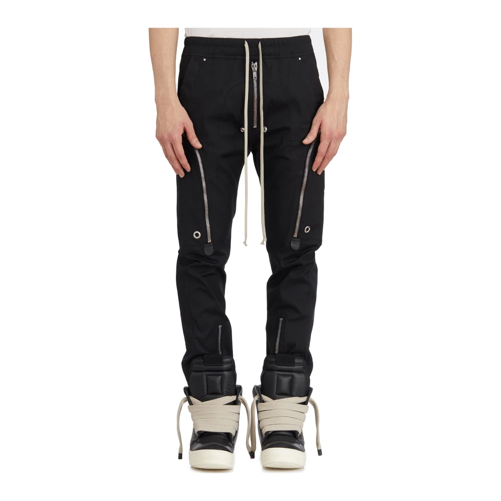 Rick Owens Cargo Zwarte Broek Black Heren