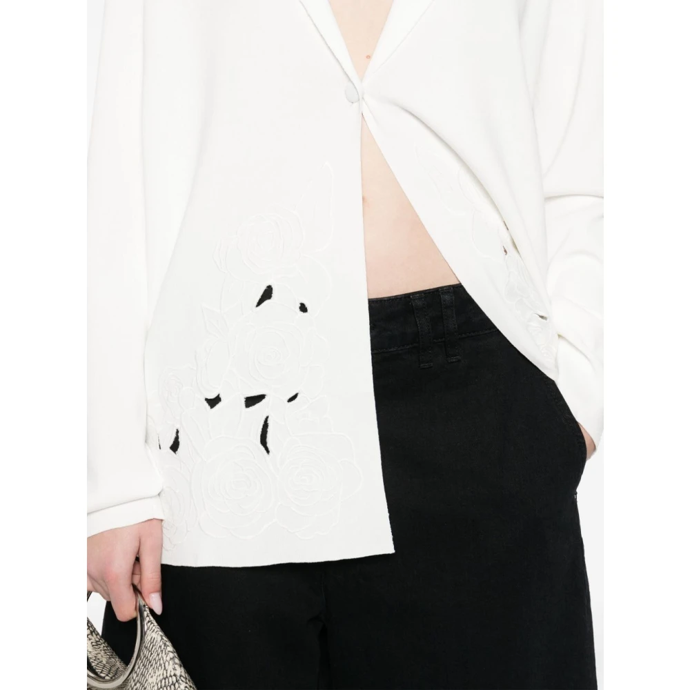 Blugirl Wit Buitenkleding Ss25 Stijlvol Chic Look White Dames