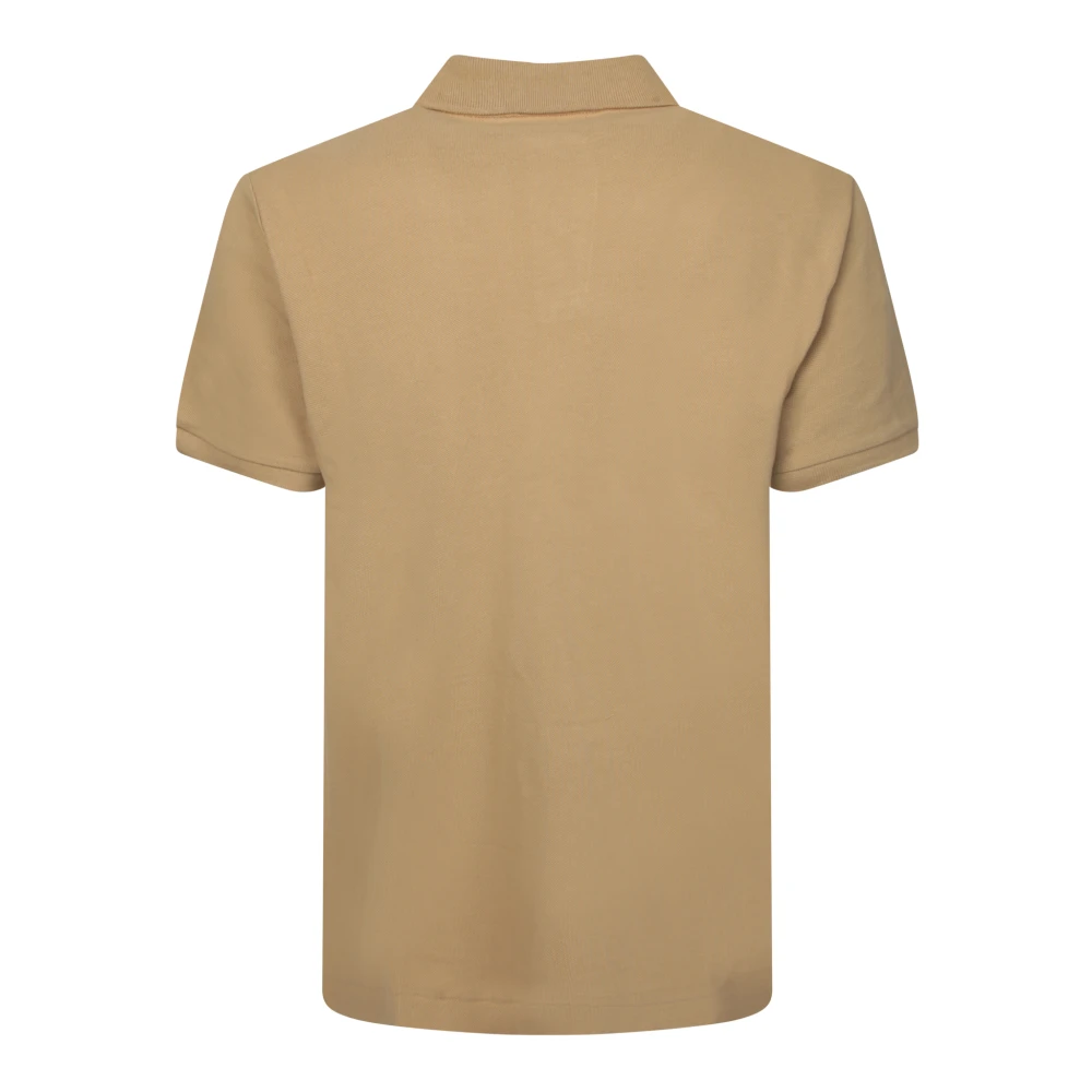 Polo Ralph Lauren Beige Piquet Fabric Polo Shirt Beige Heren