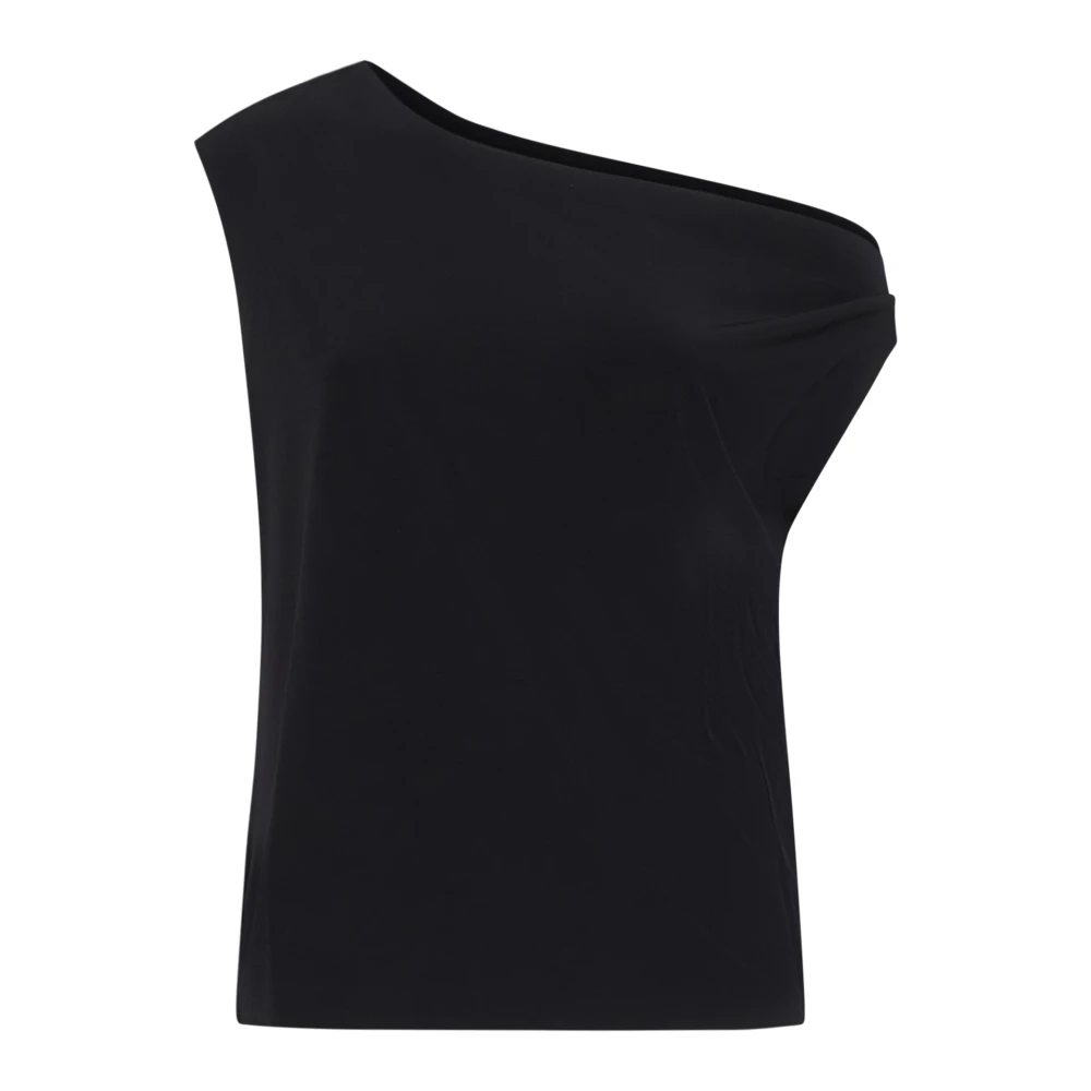 Norma Kamali Zwarte Top Black Dames