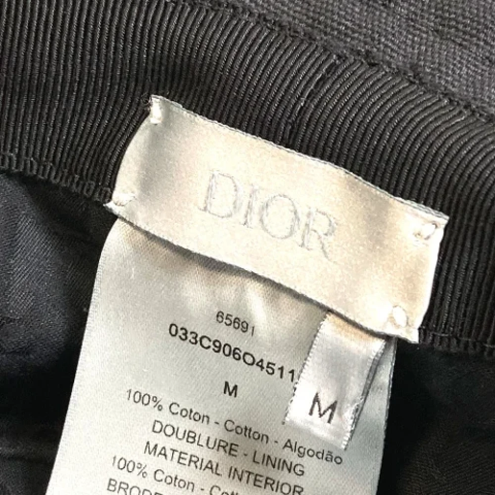 Dior Vintage Pre-owned Cotton hats Black Dames
