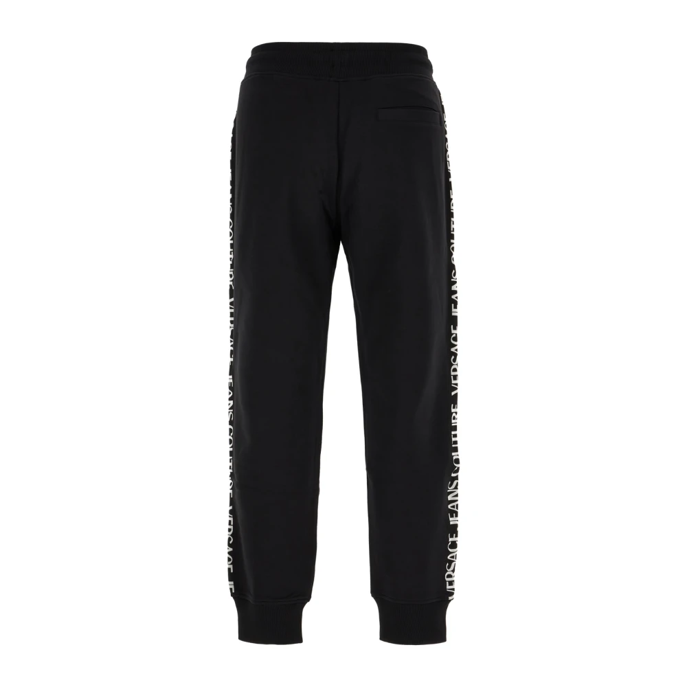 Versace Jeans Couture Stijlvolle Broeken voor Mannen en Vrouwen Black Heren