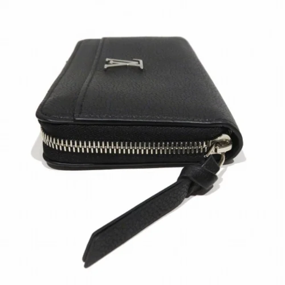 Louis Vuitton Vintage Pre-owned Leather wallets Black Dames