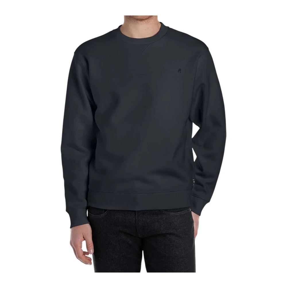 Replay Crewneck Sweatshirt Blue Heren