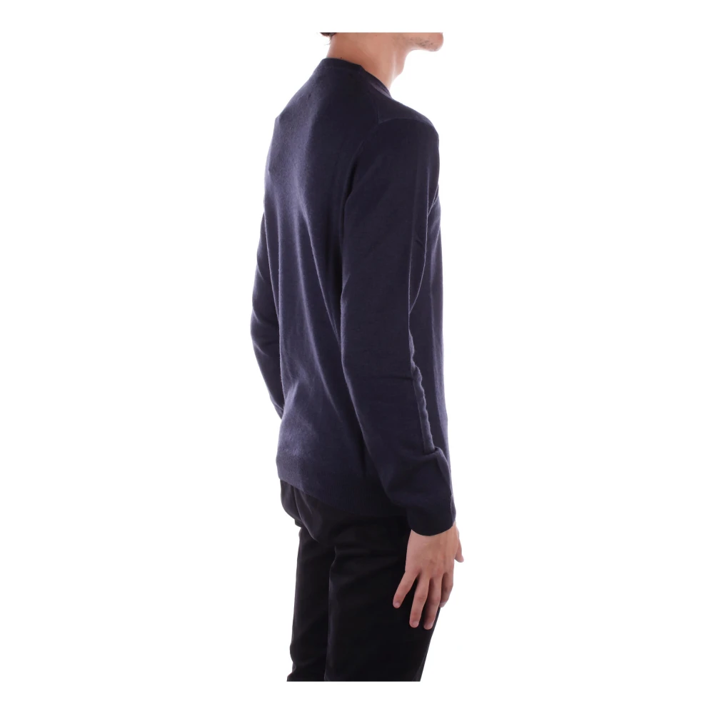 Woolrich Blauwe Logo Trui Blue Heren