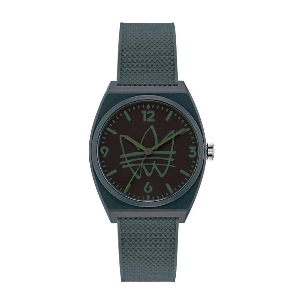 Adidas Women's Green Watches, One Size, Silicone Watch Quartz Analog