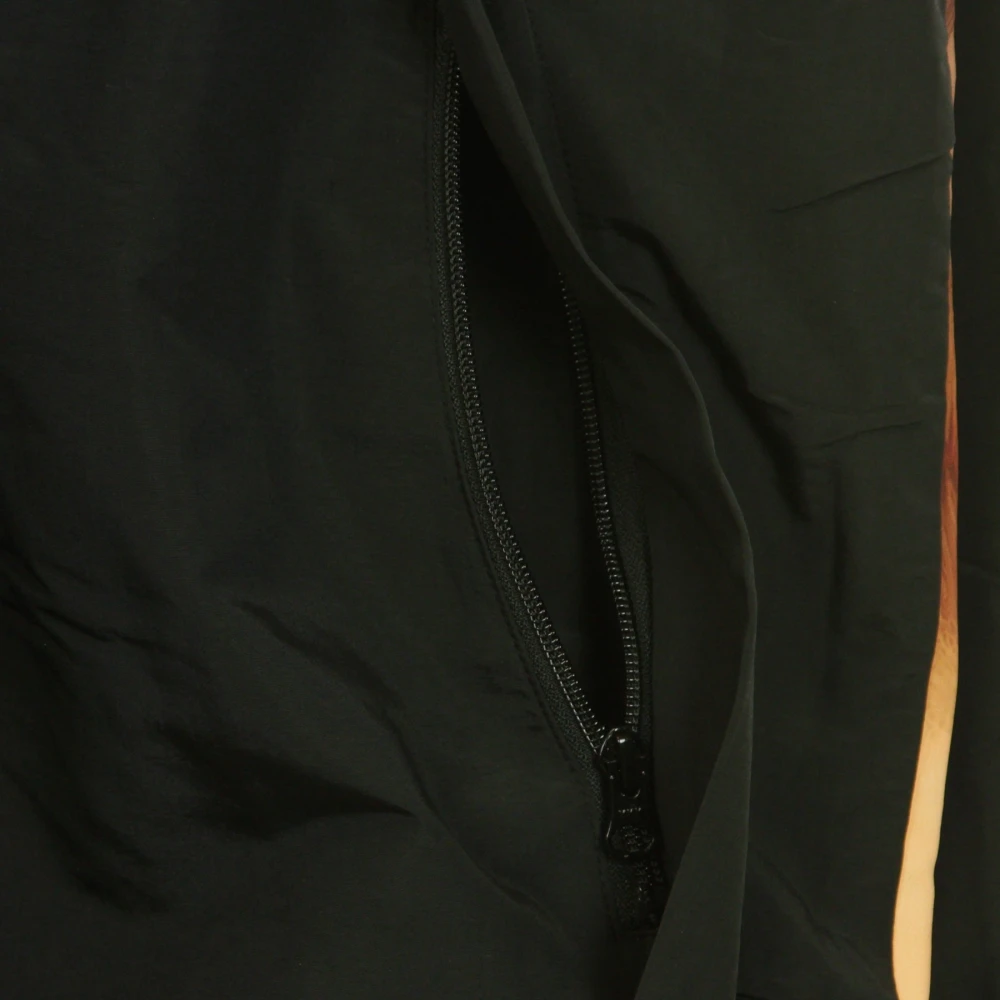 HUF Omkeerbare Zwarte Jas voor Mannen Black Heren