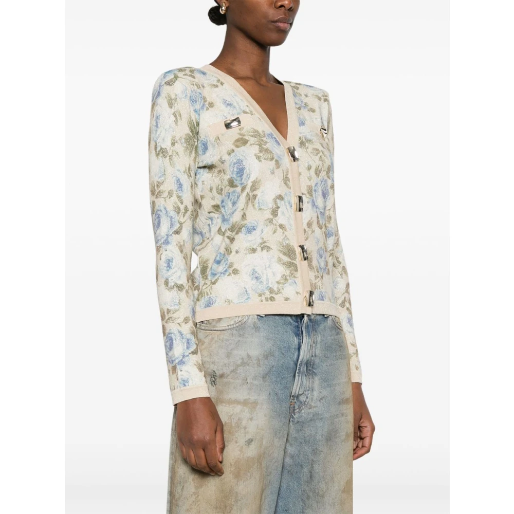 Blugirl Roze en Gouden Trui Multicolor Dames