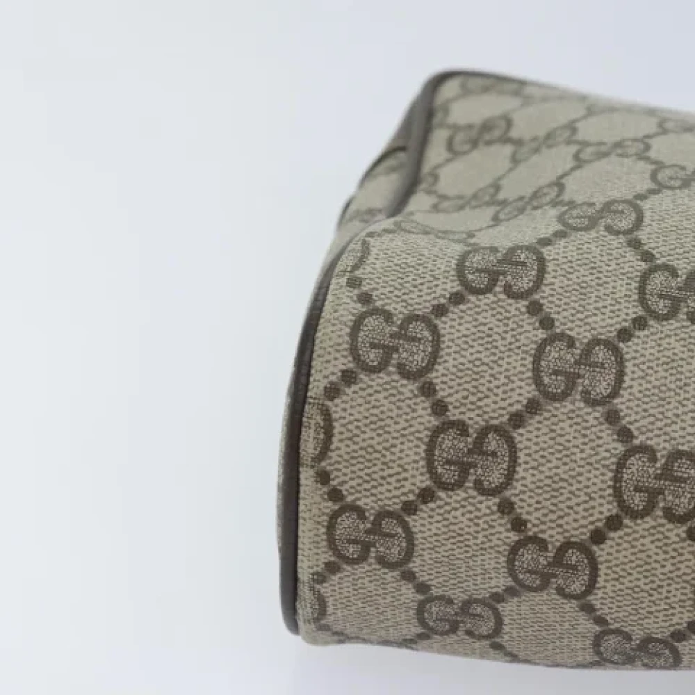 Gucci Vintage Pre-owned Leather clutches Beige Dames