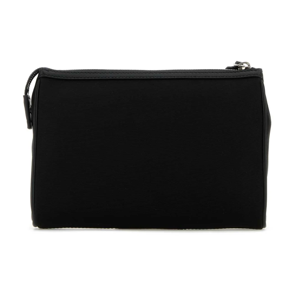 Bally Stijlvolle Zwarte Nylon Code Clutch Black Heren