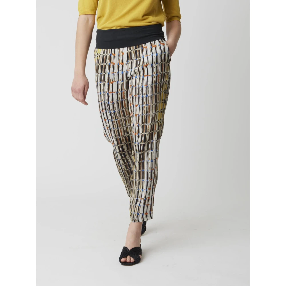 Manila Grace Baschina Broek White Dames