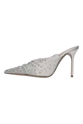 Isha 105 Tulle Crystal Mule