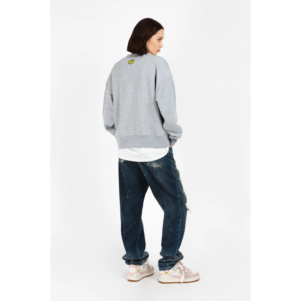 Barrow Iconische lettertrui Gray Unisex