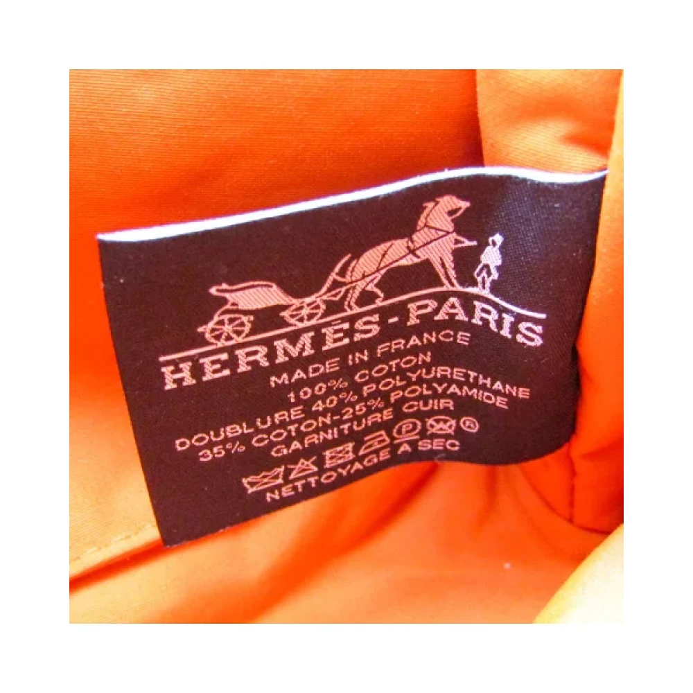 Hermès Vintage Pre-owned Cotton clutches Orange Dames
