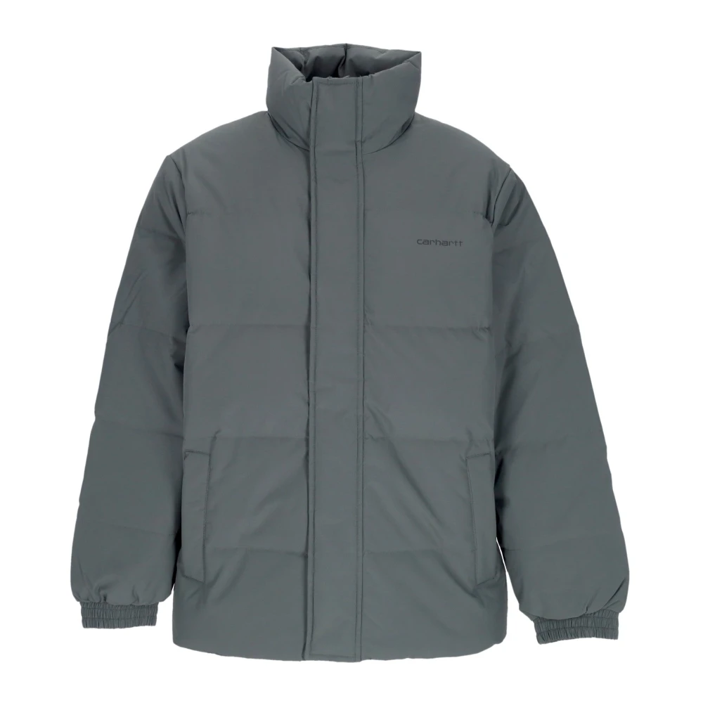 Carhartt Wip Men's Gray Down Jacket High Collar