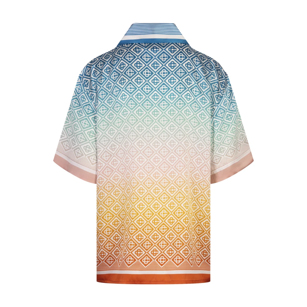 Casablanca Gradient Monogram Zijden Shirt MultiKleur Multicolor Dames
