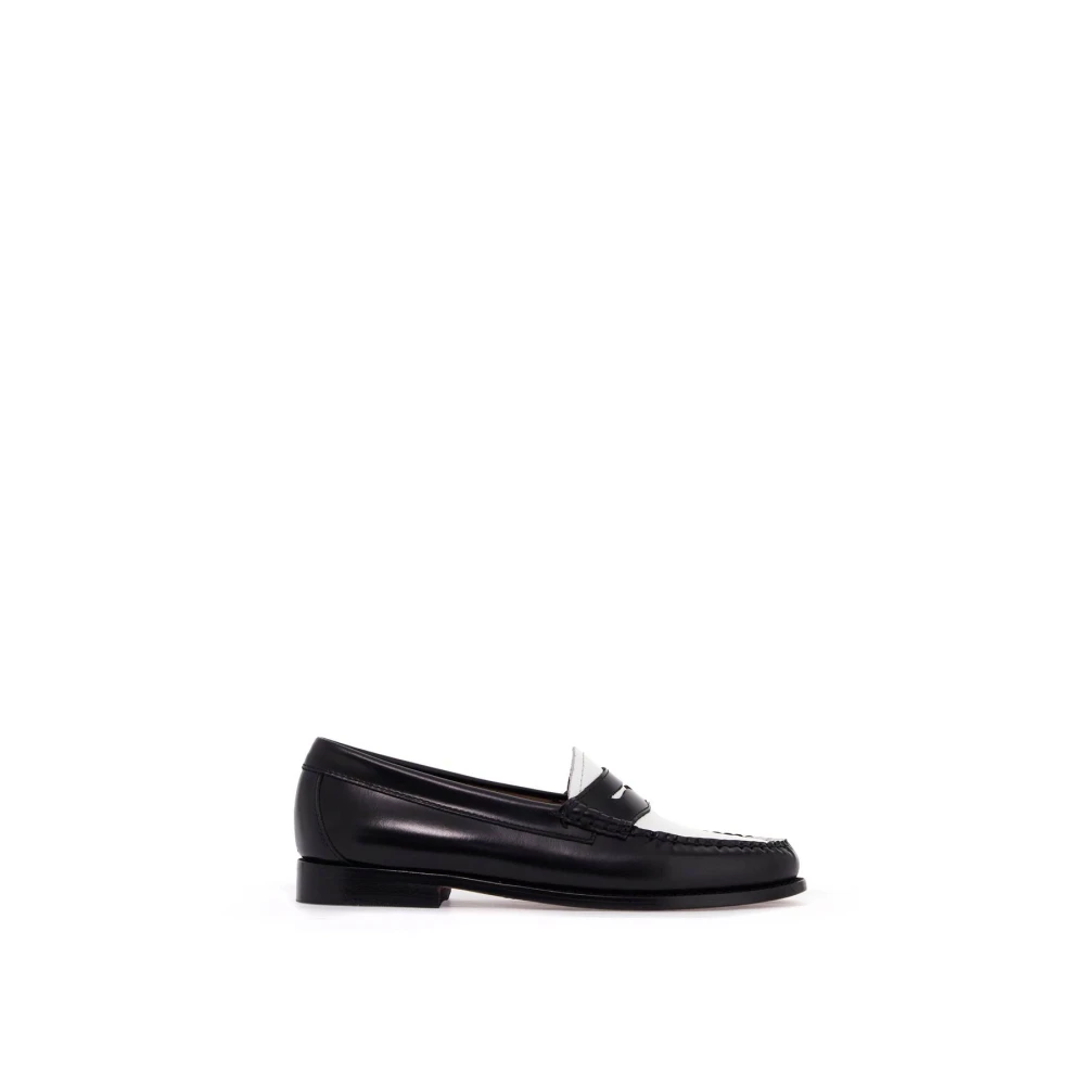 G.h. Bass & Co. Två-Ton Weejuns Loafers Läderskor Black, Herr