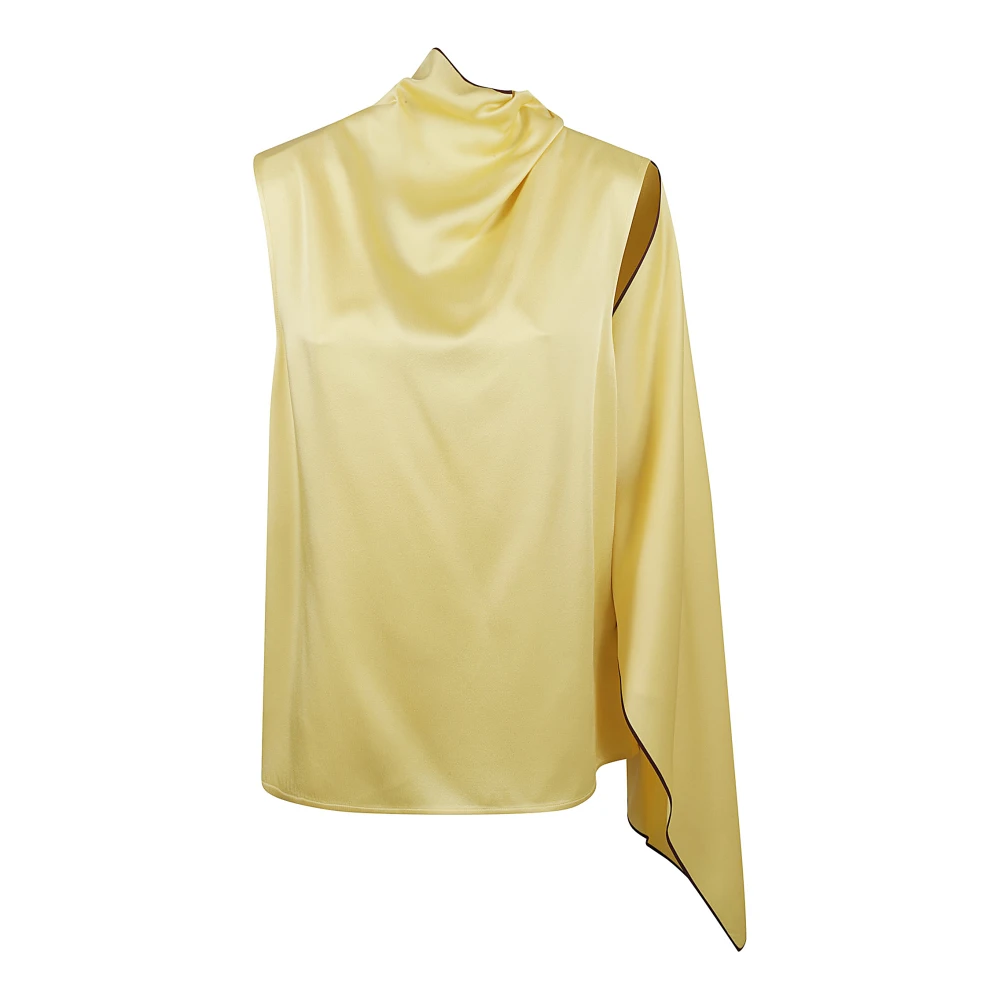 Stella Mccartney Strik Top Yellow Dames
