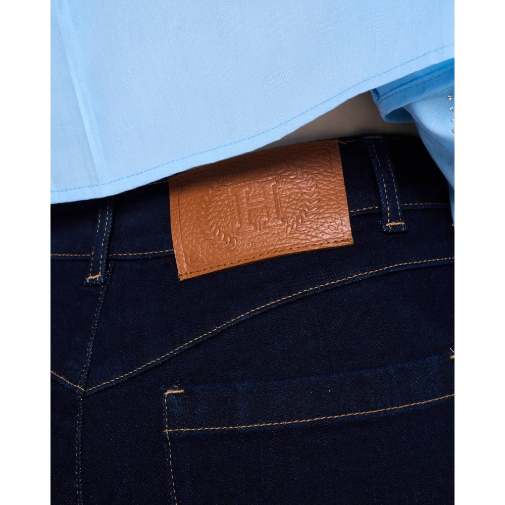 Silvian Heach Skinny Jeans met Medium Taille Blue Dames