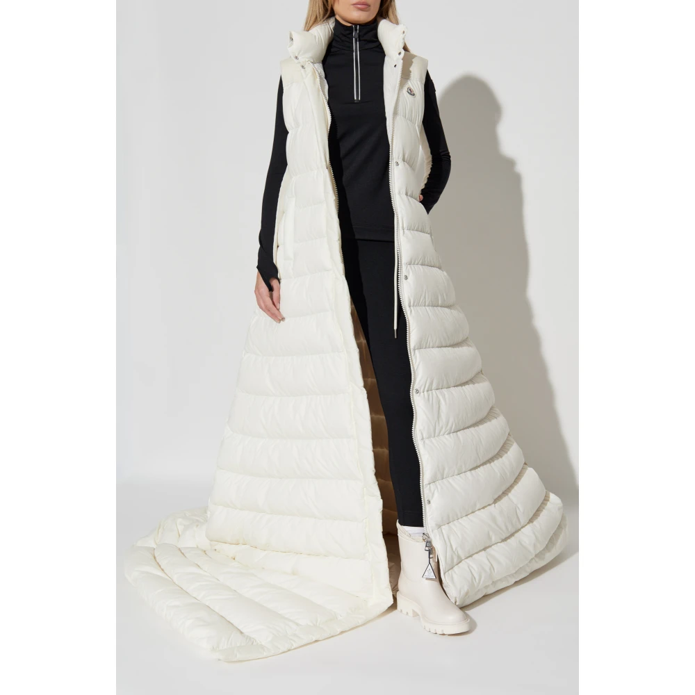 Moncler Verone Donsjas White Dames