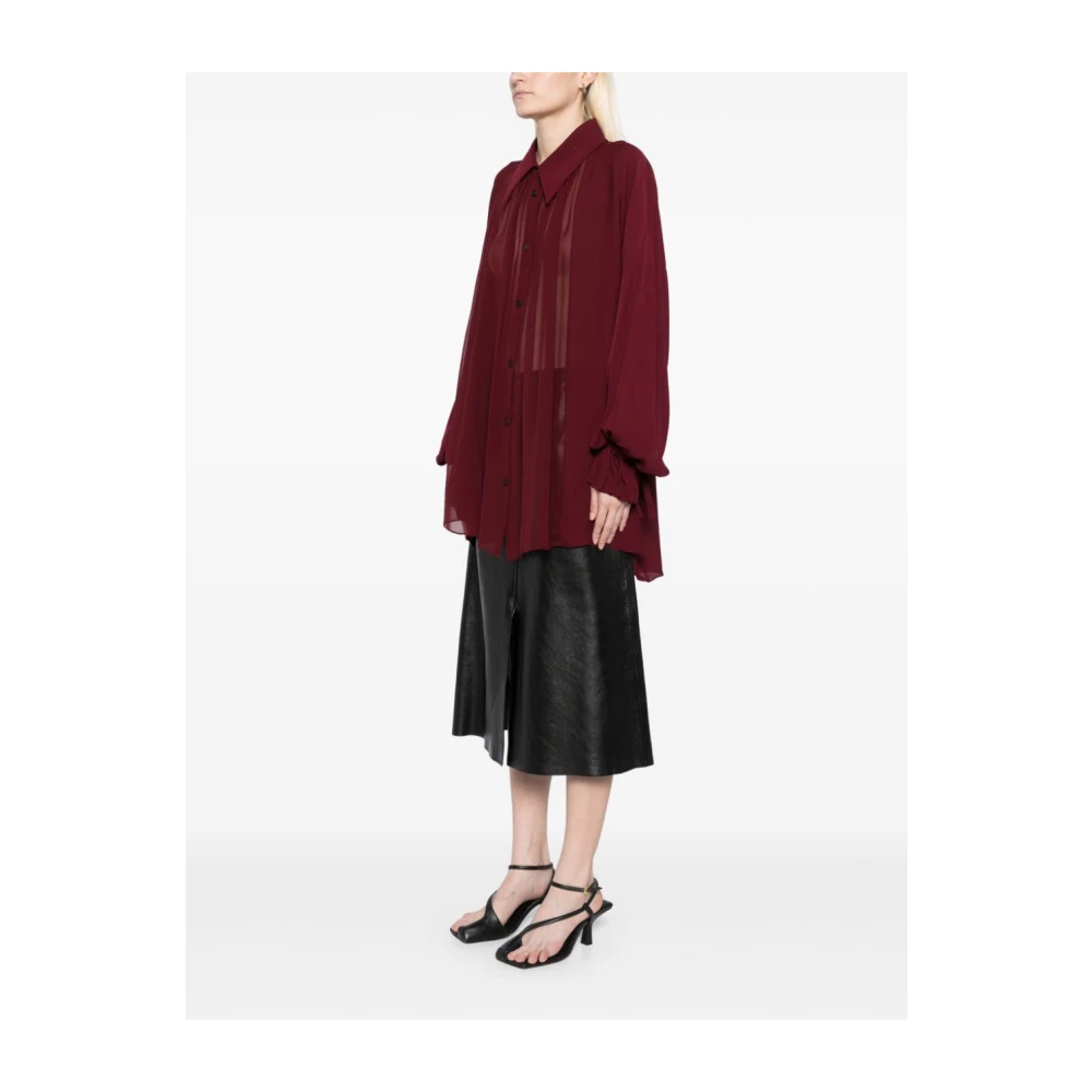 Khaite Oxblood Ceelo Top Brown Dames