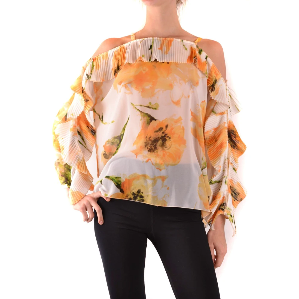 Blugirl Donna Arancione Top, S, New,